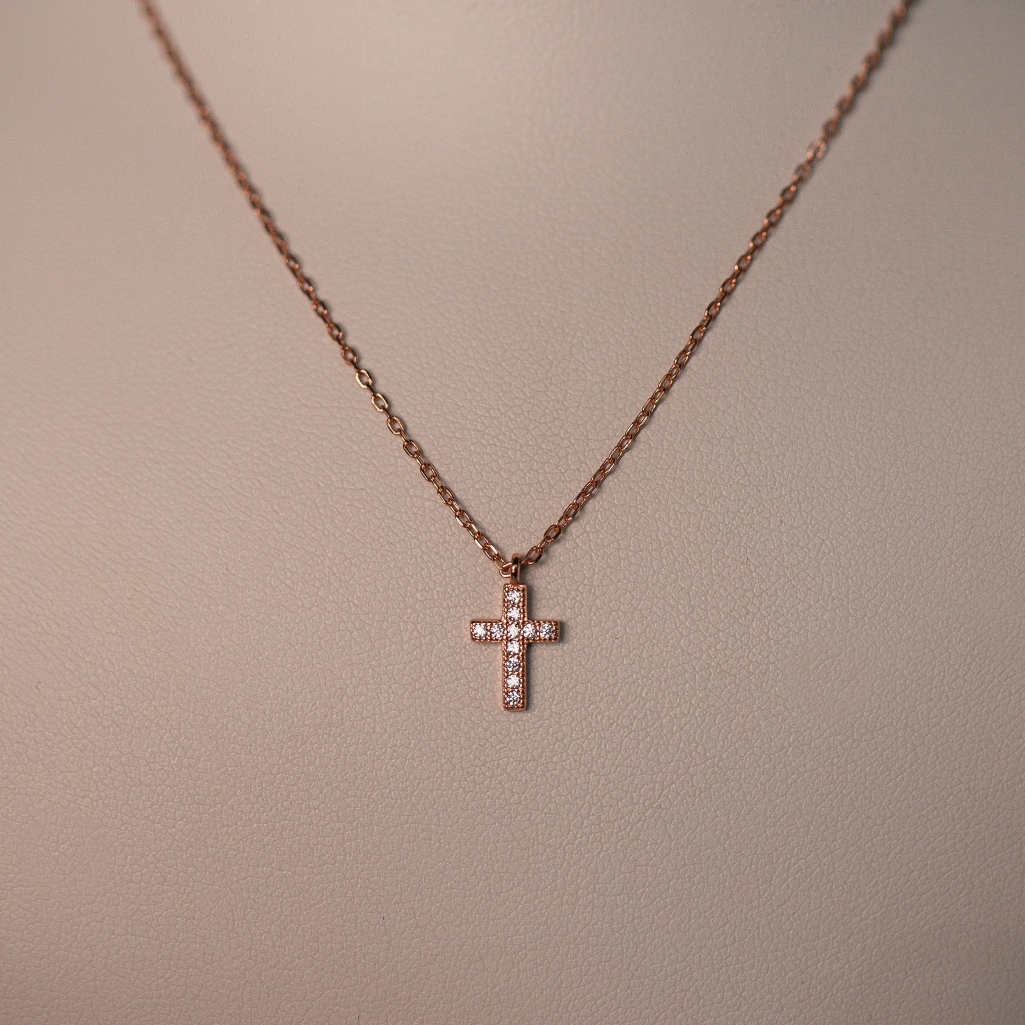Dainty Cross Necklace in Gold - Miller St. Boutique