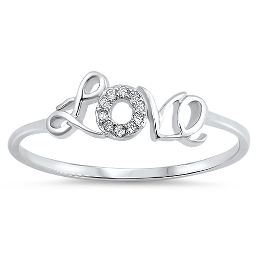Simple Love Ring - Love Band Ring - Size US 6.5 - Best Friend Jewelry