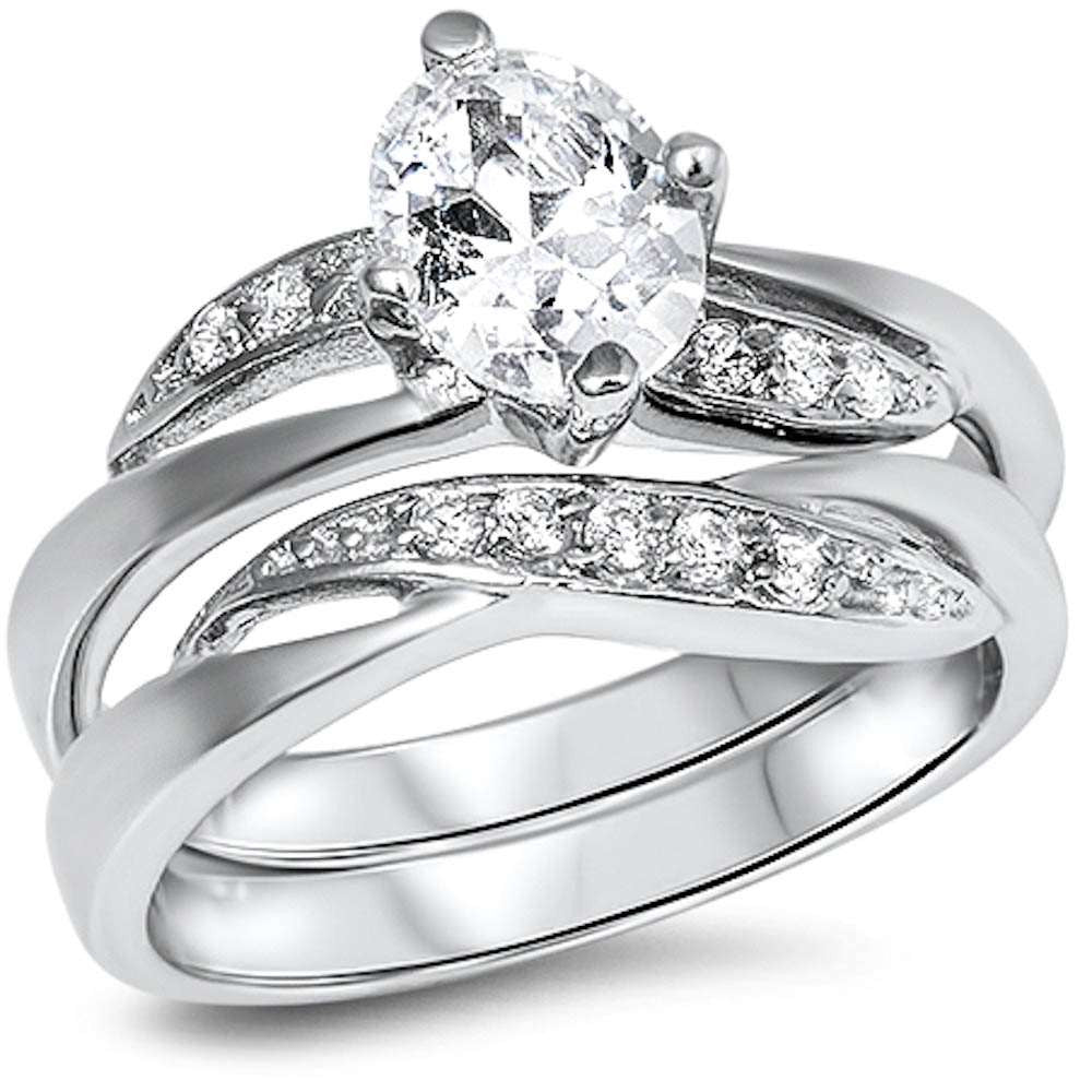 Starlette Galleria Adeline Engagement Ring - CZ Engagement Rings for Women Promise Rings for Women infinity Ring Oval Engagement Ring 925 Engagement Rings for Women Oval Engagement Rings Travel Rings