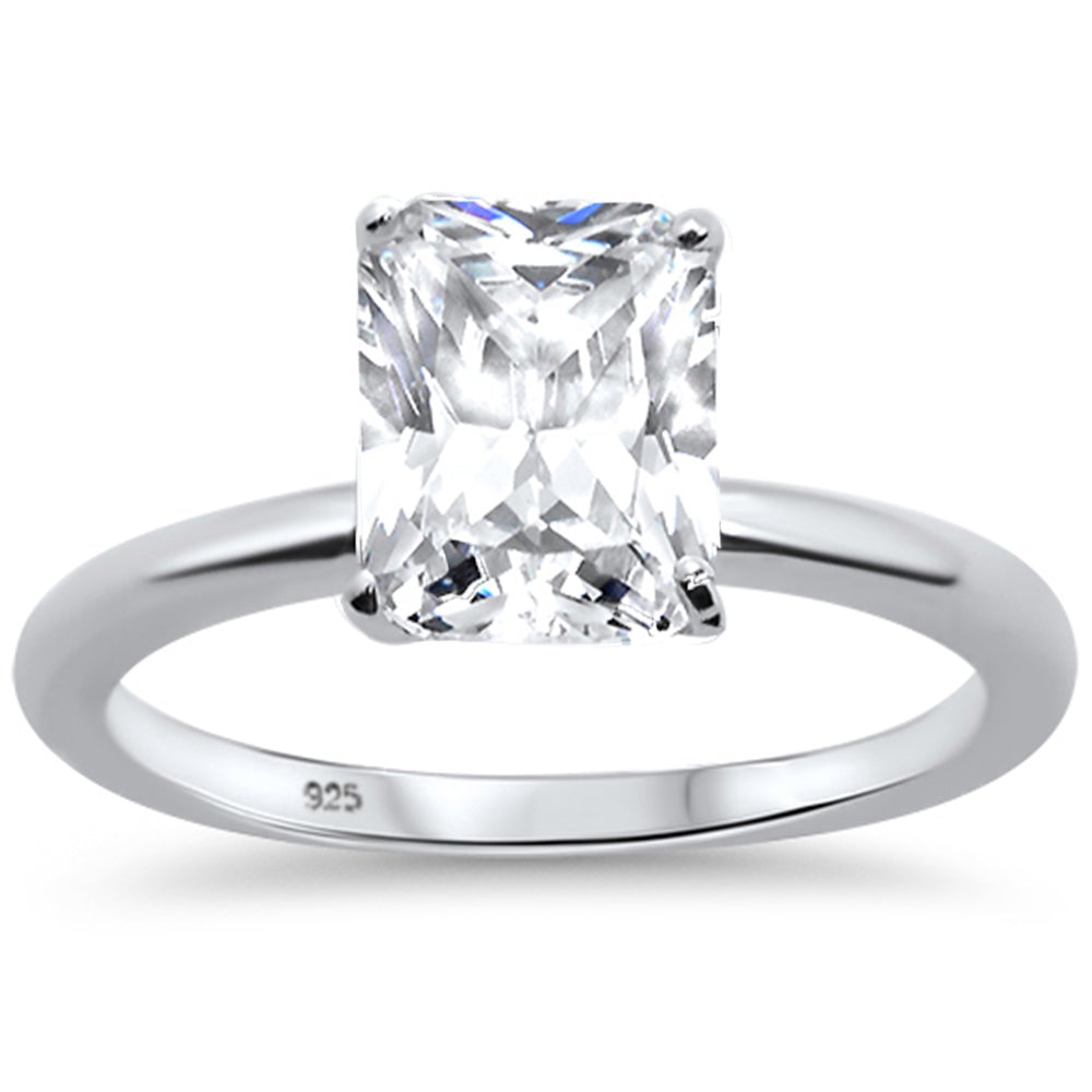 Starlette Galleria Katherine Engagement Ring - CZ Engagement Rings for Women Promise Rings for Women Emerald Cut Engagement Ring Women's Engagement Rings 925 Engagement Rings for Women Travel Rings